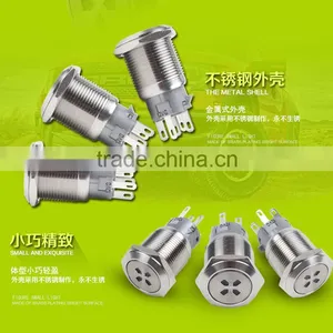 New Design 19mm LED Push Button Switch Made In China thumbnail-1
