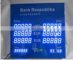 High Brightness 2016 Hot Currency Rate Board thumbnail-3