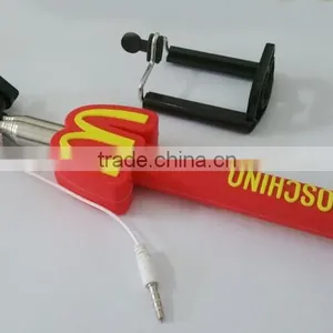 Hot Selling Cartoon Selfie Monopod Stick With Shutter Button Remote Control Phones Selfie Stick thumbnail-2