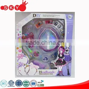 2016 High Quality Kids Diy Toy Jewelry Set DIY Girls Beauty Makeover Toy thumbnail-1