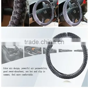 Hebei Manufacturer PU Material Car Steering Wheel Cover thumbnail-3