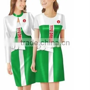 Hot Selled Sales Ladies Spandex Promotional Uniform thumbnail-1