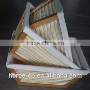 Handmade Superb Bamboo Storage Basket for Home Use With Cotton Liner thumbnail-3