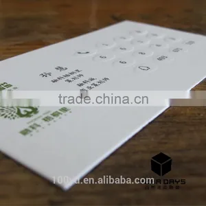 2016 Duplex Cotton Paper Debossed Thick Business Card thumbnail-2