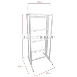 China Metal Retail Store Fixture, Guangdng Garment Rack Supplier, Floor Display Shelves, Coat Stand thumbnail-2