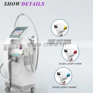 Newest Technology 755nm/808nm/1064nm Wavelength 3 In1 Combined Diode Laser Hair Removal Machine thumbnail-2
