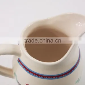 Custom Antique Ceramic Chicken Design Milk /water Jug Pitcher thumbnail-4