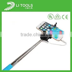 Cheap Handheld Stainless Steel Wand Pole Wire Control Selfie Stick thumbnail-4
