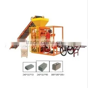 Cement Block Machine QTJ4-26 Fully Automatic Concrete Hollow Brick Making Machine thumbnail-2