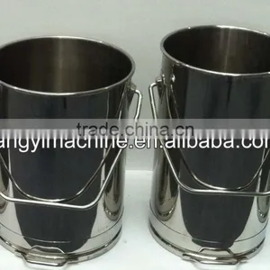 Stainless Steel Polished Storing Milk Beer Or Other Beverage Bucket thumbnail-1