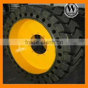 Well-reputed Pneus Bobcat, 7.50-16 Cheap Skid Steer Solid Rubber Tire for Loader thumbnail-4