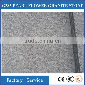 Hot Sale!! High Quality Natural Grey Flamed Granite Stone Slabs , Flamed Pearl Flower Stone Slabs thumbnail-1