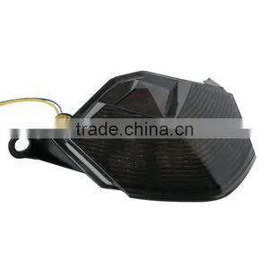 Motorcycle Smoke LED Tail Light With Signal For Ninja ZX-6R ZX10R 09-10 thumbnail-1