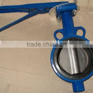 One Shaft With Pin Wafer Type Butterfly Valve thumbnail-1