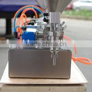 10-300ml Single Head Pneumatic Horizontal Cream Shampoo Paste Filling Machine thumbnail-4