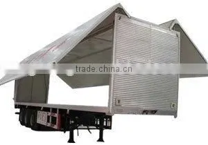 HOWO Flank Opening Semi-trailer thumbnail-1