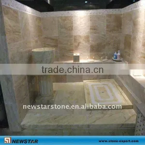 Polished Travertine Bathroom thumbnail-1