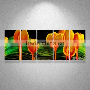 Modern Wall Decor Metal Wall Art Aluminum Paintings Wall Painting Flower thumbnail-2