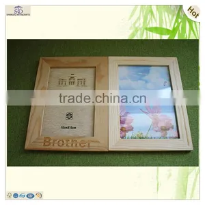 Wholesale Unfinished Paper Picture Art Craft Silk Screen Printing Wood Frame thumbnail-5