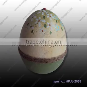 Wooden Painting Egg/ Easter Egg/ Colorful Wooden Egg thumbnail-1