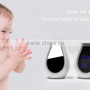 Simple Fashion Multi-functional Cute Bear Desk Clock With Mirror/LED Back Light/Bluetooth Speaker/Temperature Digital Clock thumbnail-6