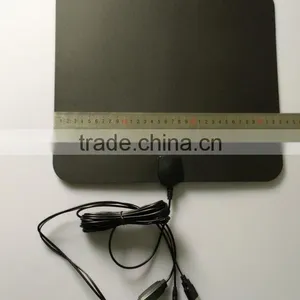 Factory HD Clear Digital Indoor TV Antenna, Free To Air Flat Amplified TV Antenna 50miles Range Strong Signal America TV Antenna thumbnail-3
