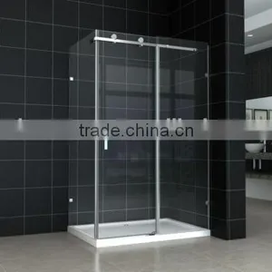 Aluminum Frame Shower Enclosures, Corner Glass Shower Enclosures thumbnail-4