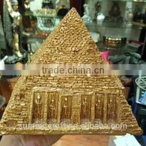Custom Polyresin Fashion Design Egyptian Pyramid Decorations Money Box thumbnail-3