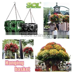 Plastic Outdoor Decorative Storage Hanging Fower Ball Planters thumbnail-3