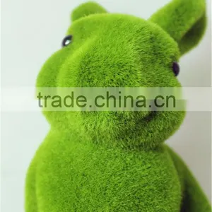 Home and Garden Easy Shopping Decorative 20cm Height Artificial Green Grass Moss Bunny Easter Rabbit E10 26T01 thumbnail-6