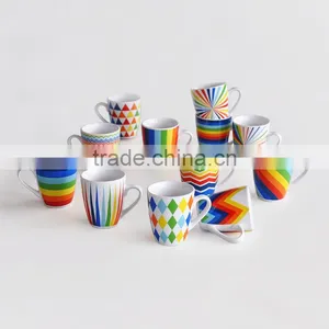 Ceramic Promotional Mug With 4C Decal,330ml Promotional Mug With Printing,stoneware Mug for Promotion thumbnail-3