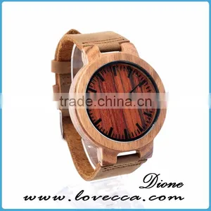 Top Brand Wooden Wrist Watch Bamboo Wood Watch Case thumbnail-6