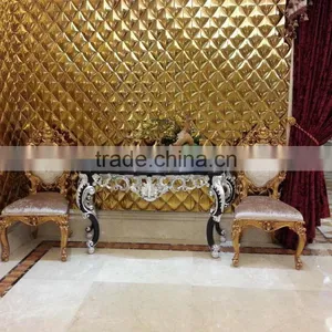 Hallway Furniture Console Table With Marble Top For Hotel Decoration thumbnail-5