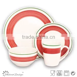 New Design Hand Painting Stoneware Dinner Set for Home Use Daily Use Handpainted Dinner Set thumbnail-5