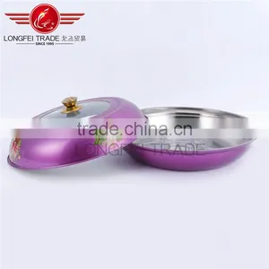 Stainless Steel Asia Dinner Dishes Soup Pot/ Dish Soup Pot With OEM Decal thumbnail-3