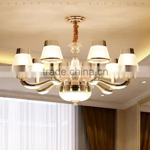 M990 Momoda Decorations European Simple Crystal Modern Living Room Bedroom Lighting Chandelier Pendant Lamp thumbnail-1