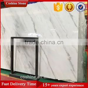 Polished White Big Marble Slab Natural Stone Slab thumbnail-4