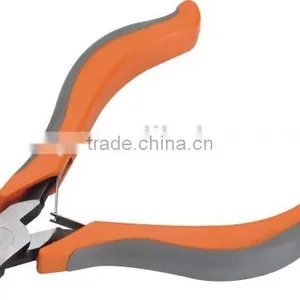 European Type Double Color PVC Dipped Handle Mini End Cutting Nippers thumbnail-1