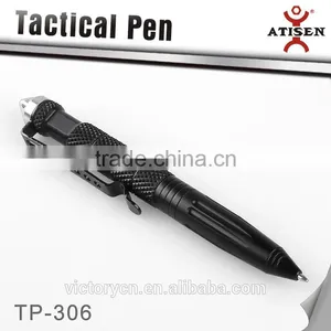 304 Stainless Steel Self Defense Tool Tactical Ball Point Pen,glass Breaker 2 in 1 TP-306 thumbnail-4