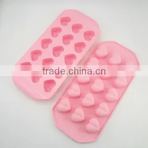 Candy Silicone Tray 15 Cavity Love Ice Mould Silicone Chocolate Molds thumbnail-3