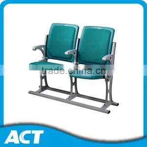 Semi-upholstered HDPE Blow Moulded Foldable Stadium Chair for Indoor thumbnail-1