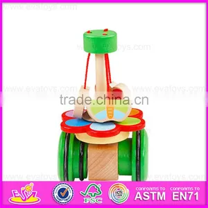 2016 Lovely Baby Pull and Push Wooden Line Toy W05A023 thumbnail-6