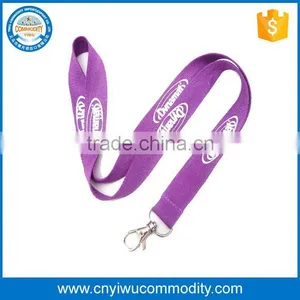 Best Selling Eco-friendly Silk Printed 100% Cotton Recycled Lanyard Strap thumbnail-1