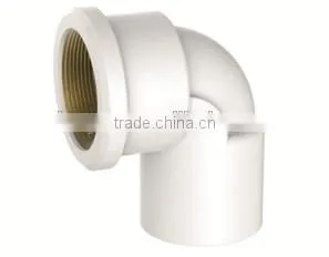 HIGH QUANLITY FEMALE ELBOW COPPER THREAD OF PVC GB STANDARD PIPES & FITTINGS FOR WATER SUPPLY thumbnail-1