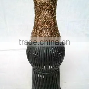 Bamboo Flower Pot, Wooden Flower Pot. thumbnail-1
