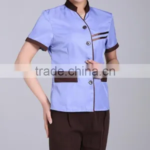 Customized Hotel Staff Cotton Housekeeper Uniform thumbnail-1