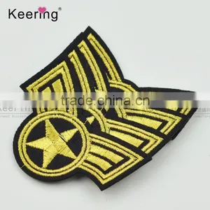 Military Style Small Epaulet Embroidery Patches for Clothing WEFA-005 thumbnail-3