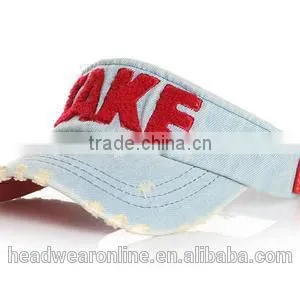 High Quality Sun Visor Cap With Embroidery Logo Made in Guangdong thumbnail-5