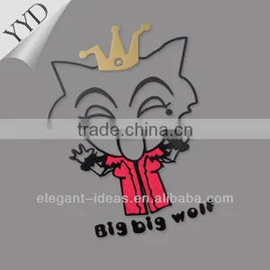 2017 Wolf Custom Transfer Printing in Laser Cutting Applique thumbnail-1