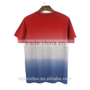 Men Dip Dye t Shirts , Design Tie Dye t -shirt,summer-T-shirt,grey Melange T-shirt thumbnail-2